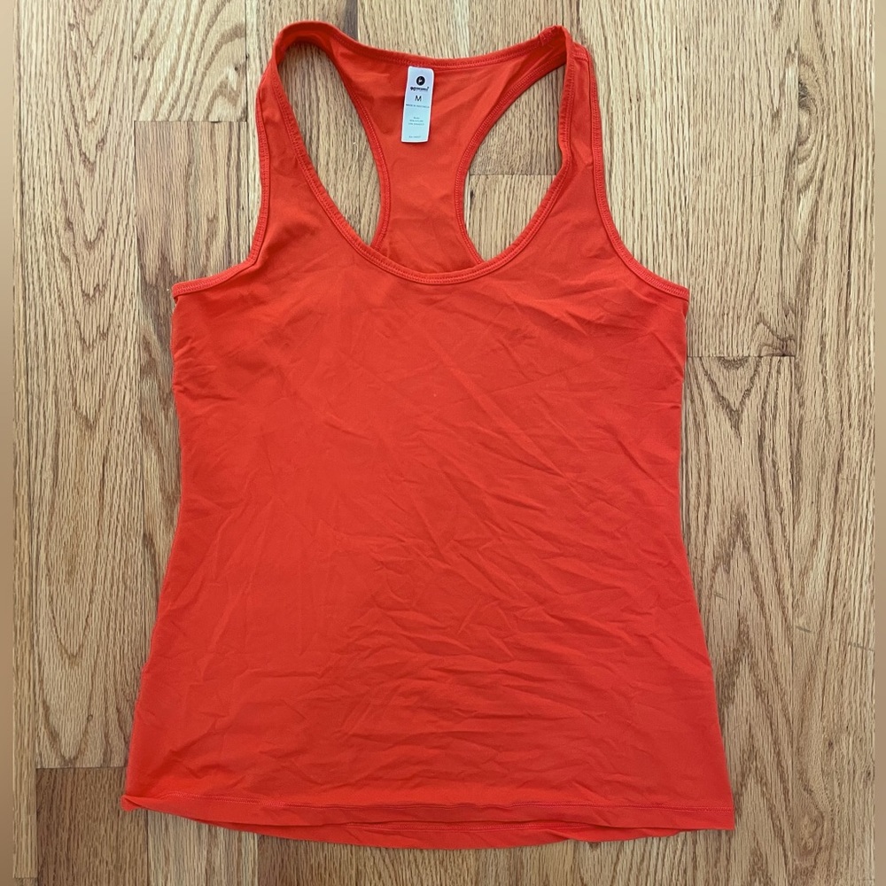 Medium Orange Workout Tank Top